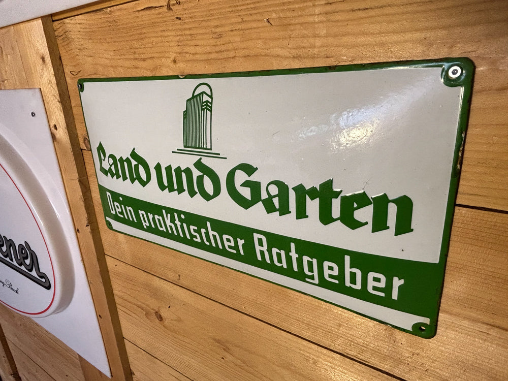 Plaque émaillée Allemande réf 4105