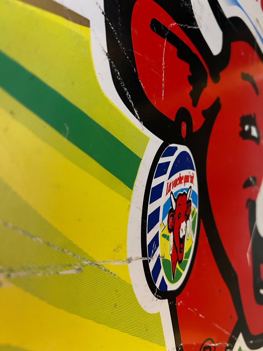 Plaque serigraphie double face LA VACHE QUI RIT réf 4170