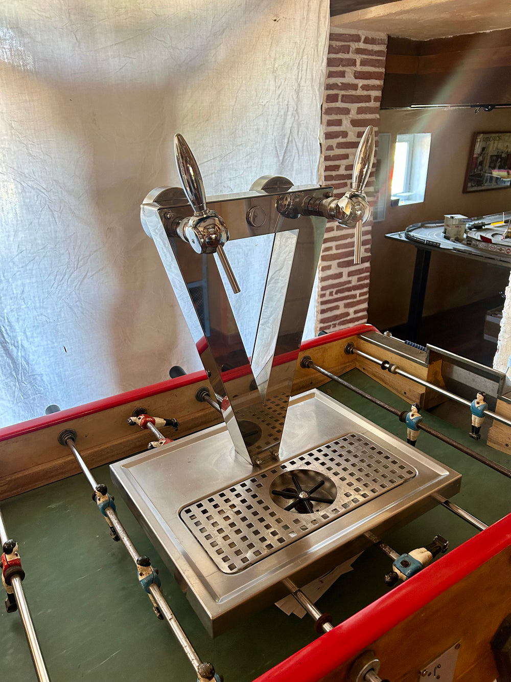 Pompe tireuse à bière double Réf 4520