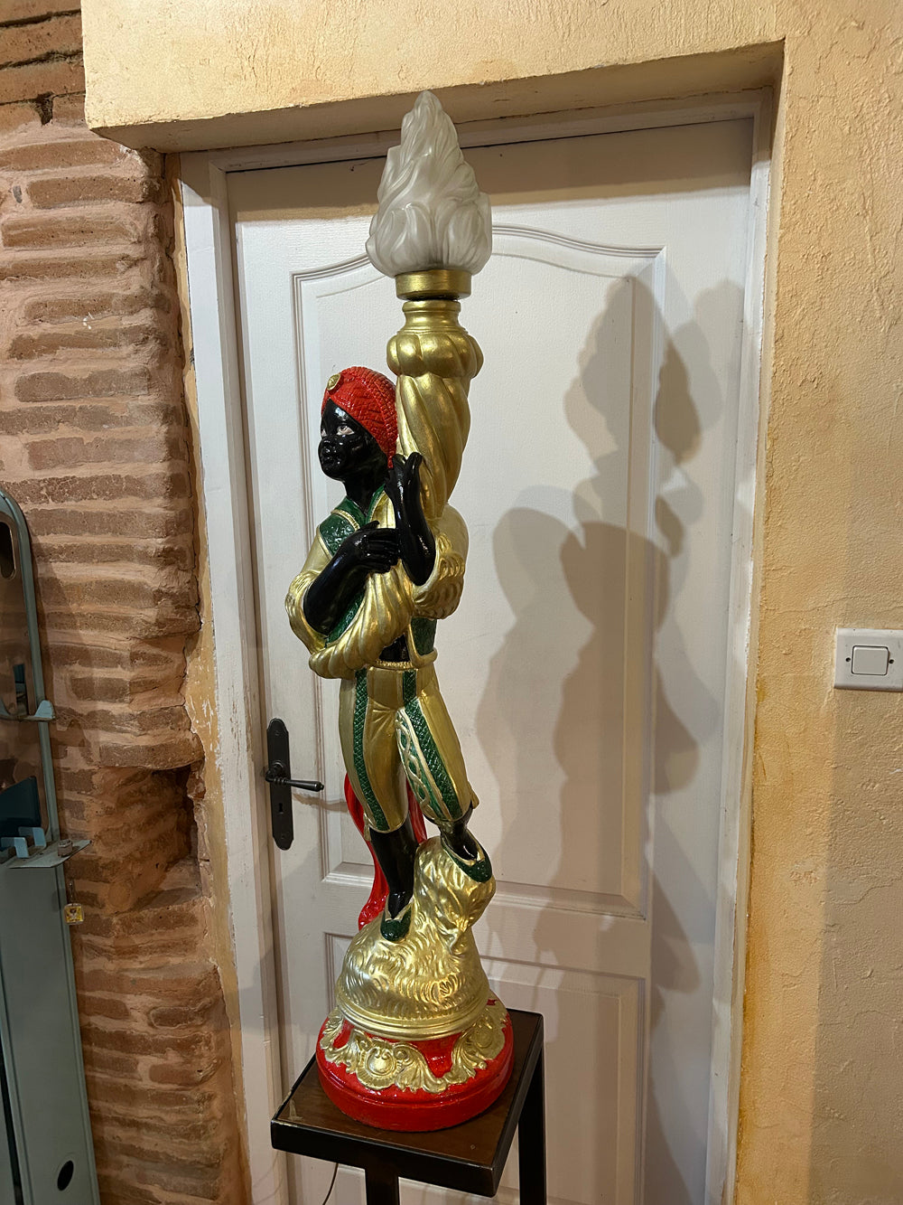 Porte torchère Maure Venicien 1930/50 - Réf 4619