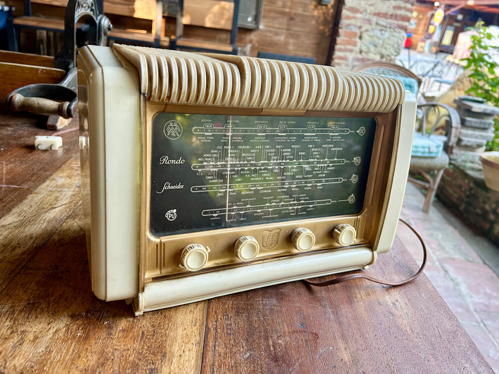 Poste TSF Schneider Rondo 1955 Réf 4476