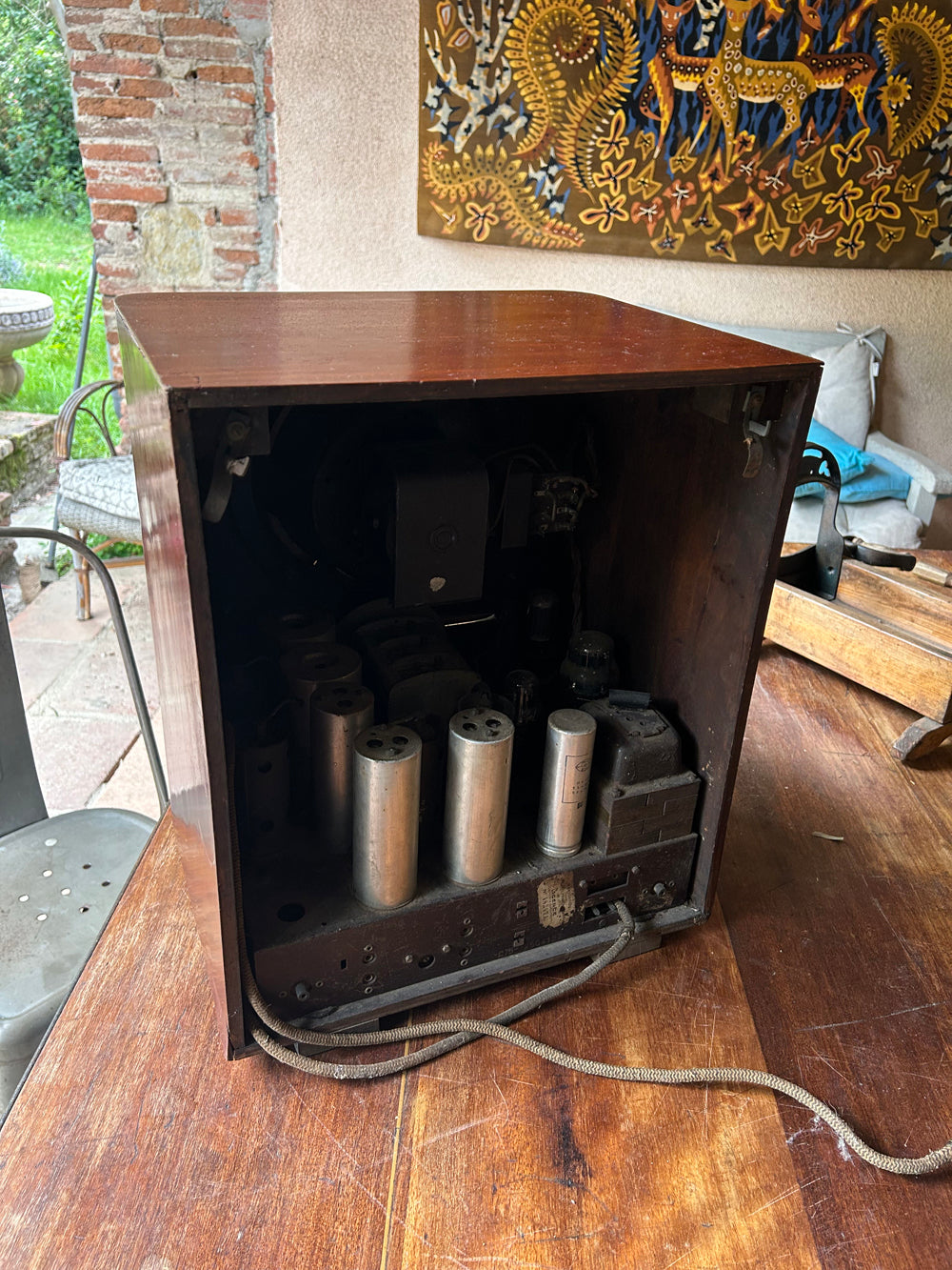 Poste TSF bois DUCRET ET THOMSON Réf 4485