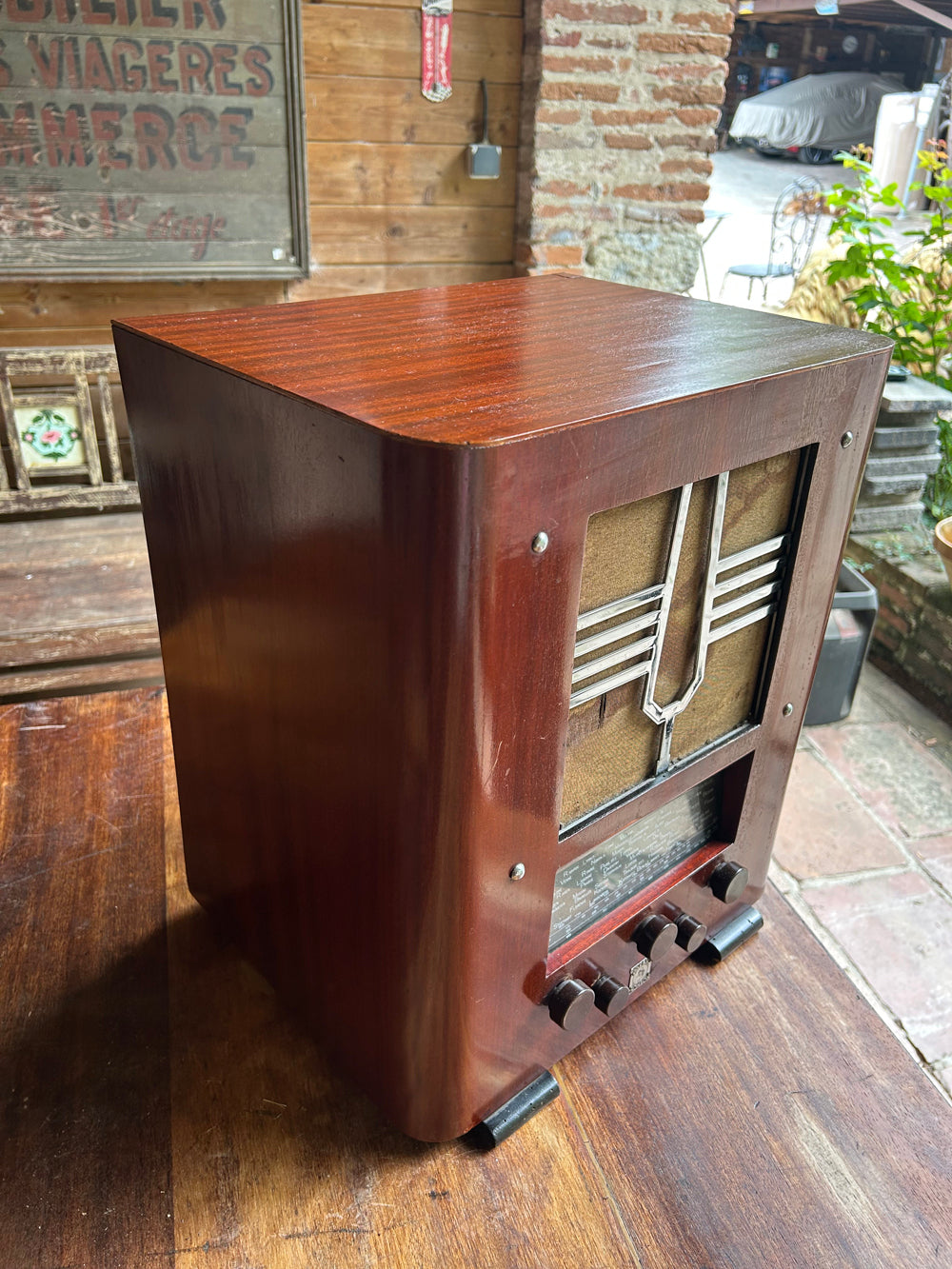 Poste TSF bois DUCRET ET THOMSON Réf 4485