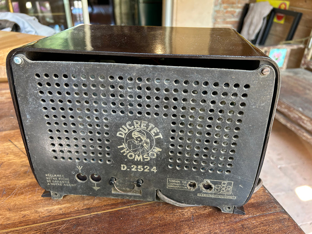 Poste TSF Ducret et Thomson D2524 Réf 4480