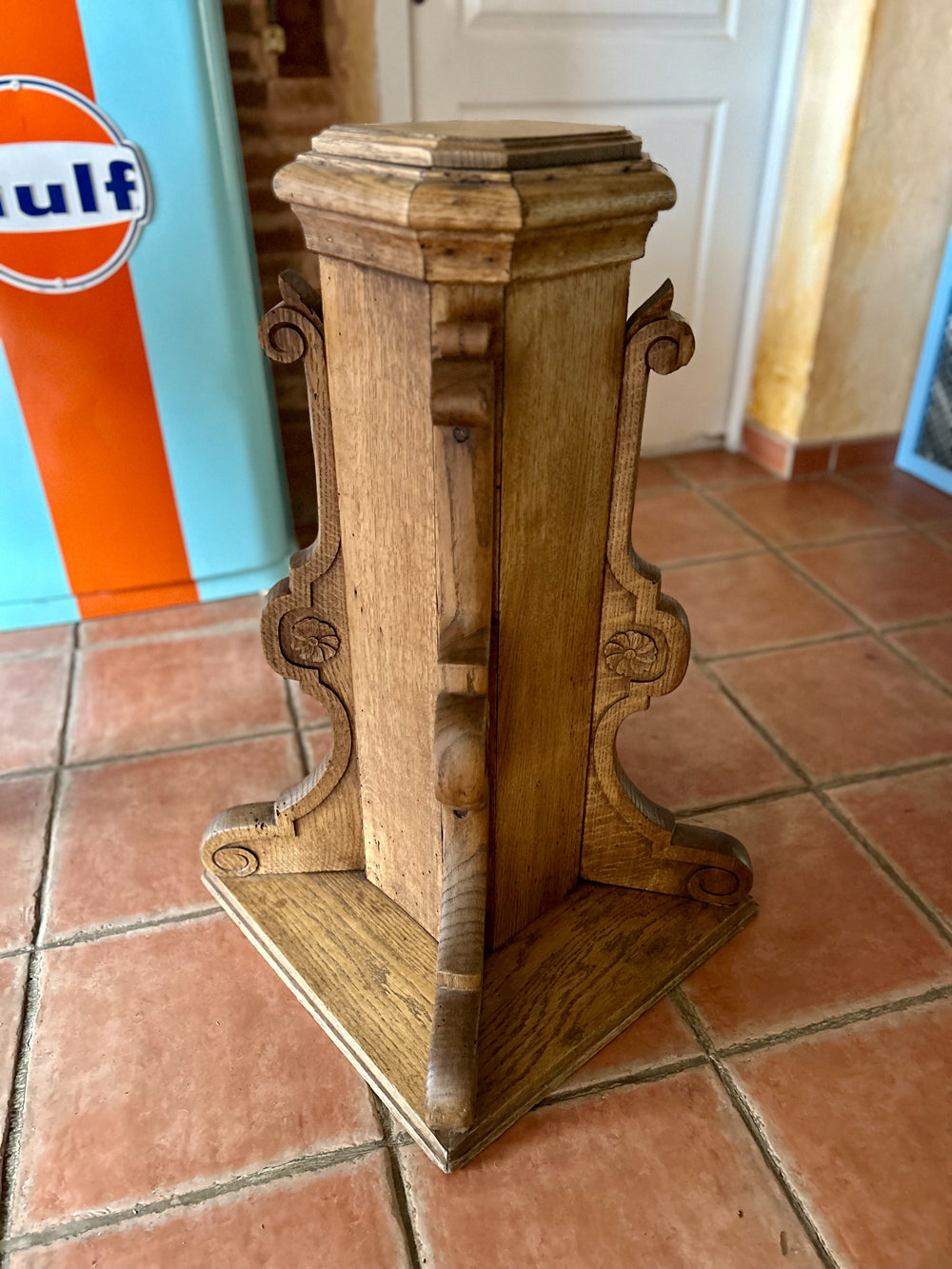 Sellette chêne massif 1900 Réf 4202