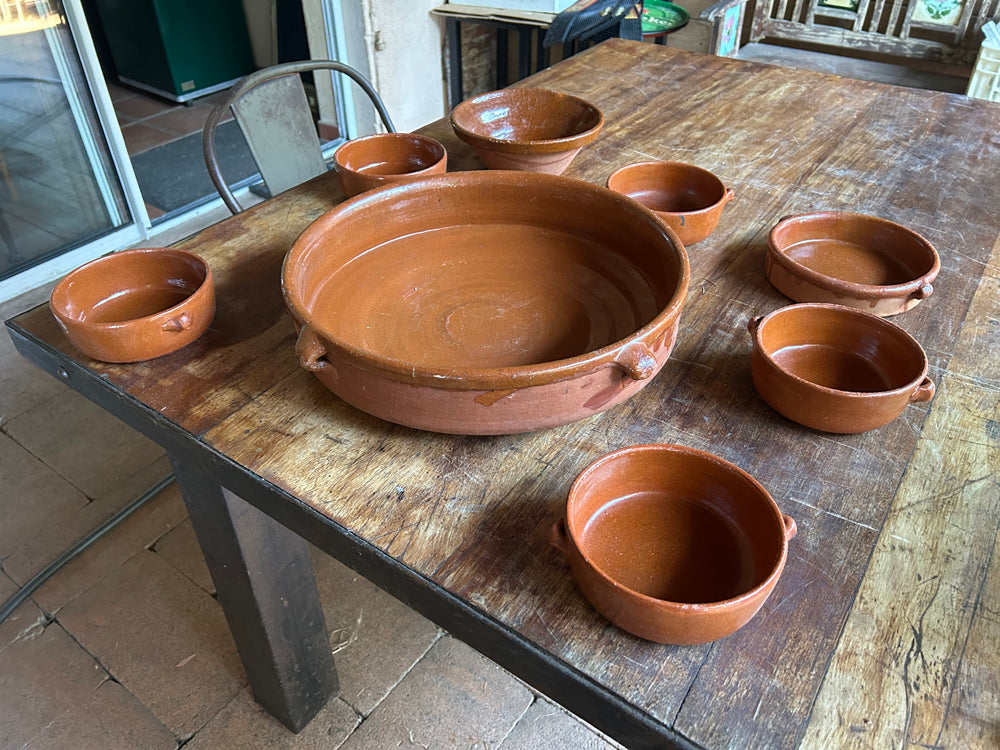 Service à cassoulet terre cuite Réf 4526