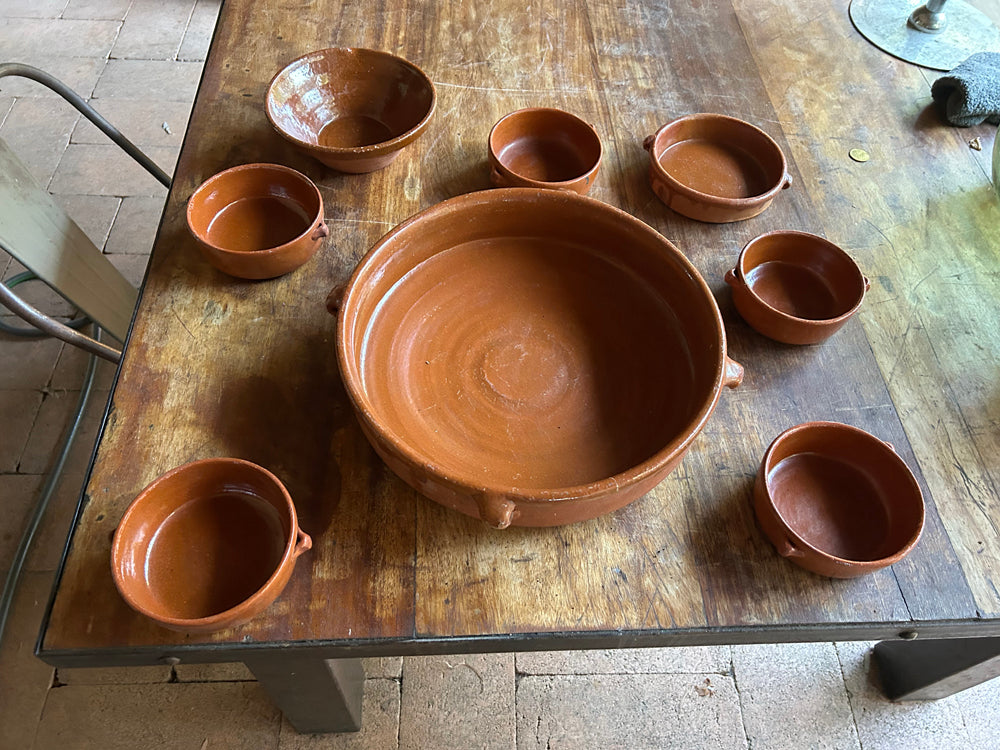 Service à cassoulet terre cuite Réf 4526