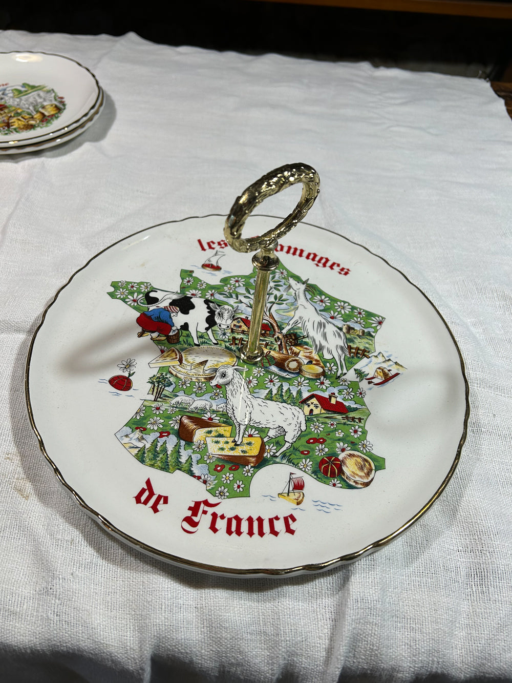 Service à fromage porcelaine 13 Pièces Réf 4179