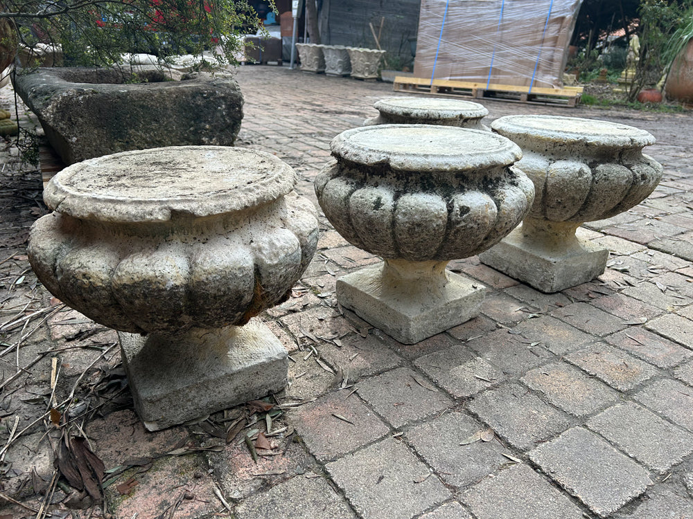 Support vases de jardin en pierre reconstitué Réf 4410