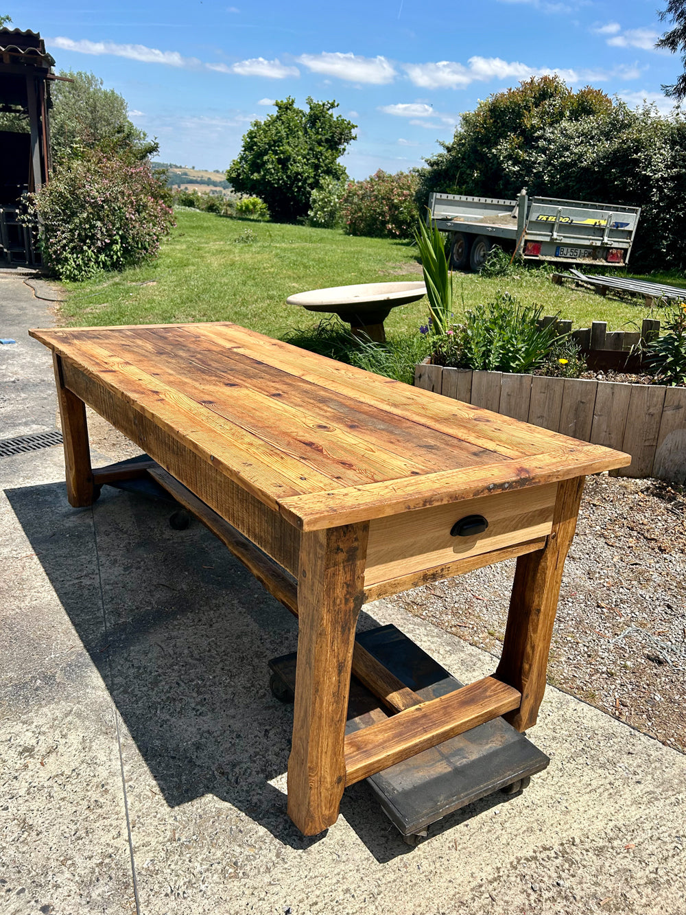 Table de ferme ou d'atelier Réf 4282