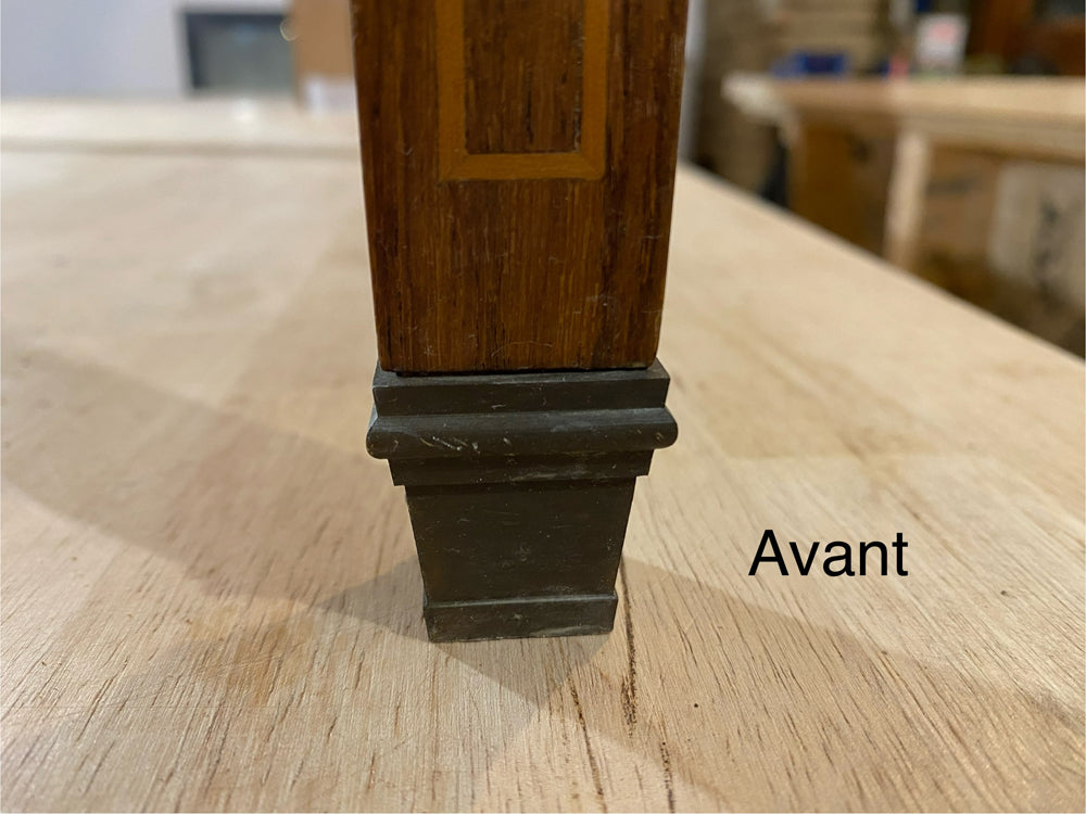 Table à Oreille 19ème Style Louis XVI Acajou Marqueterie