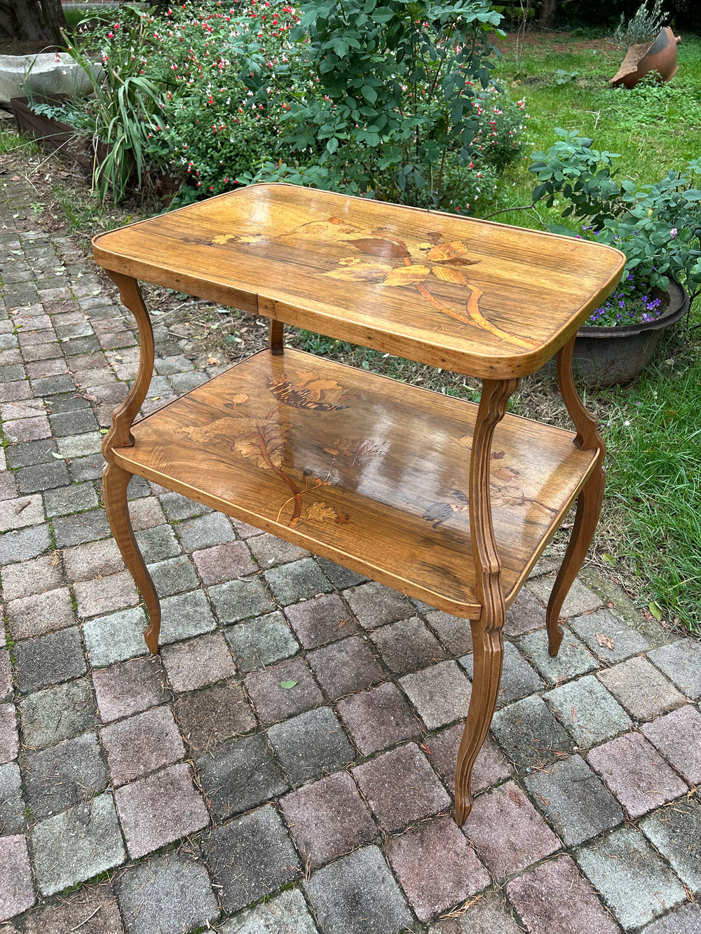 Table à Thé Art Nouveau Etablissement " Emile gallé " 1900