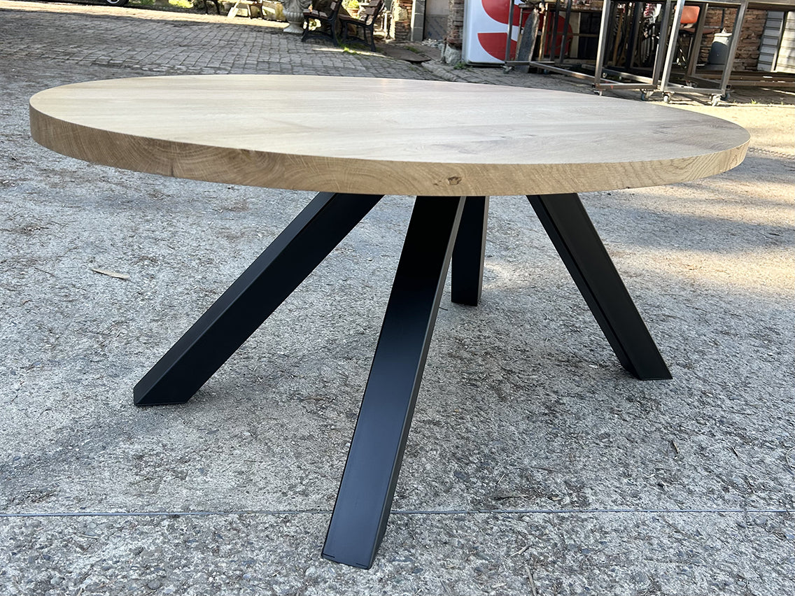 Table basse plateau Ellipse chêne RF4656