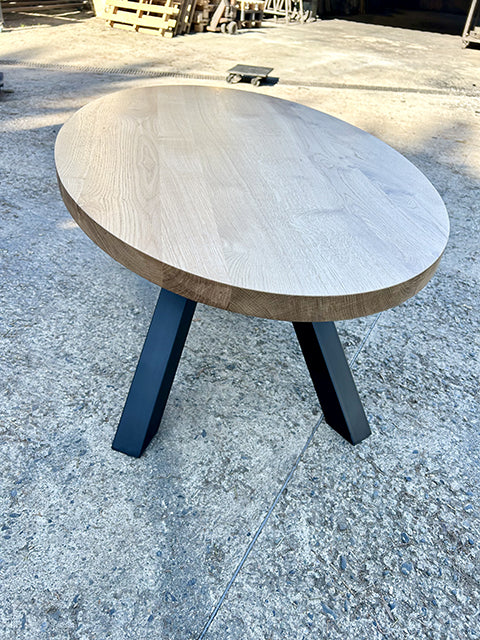 Table basse plateau Ellipse chêne RF4656