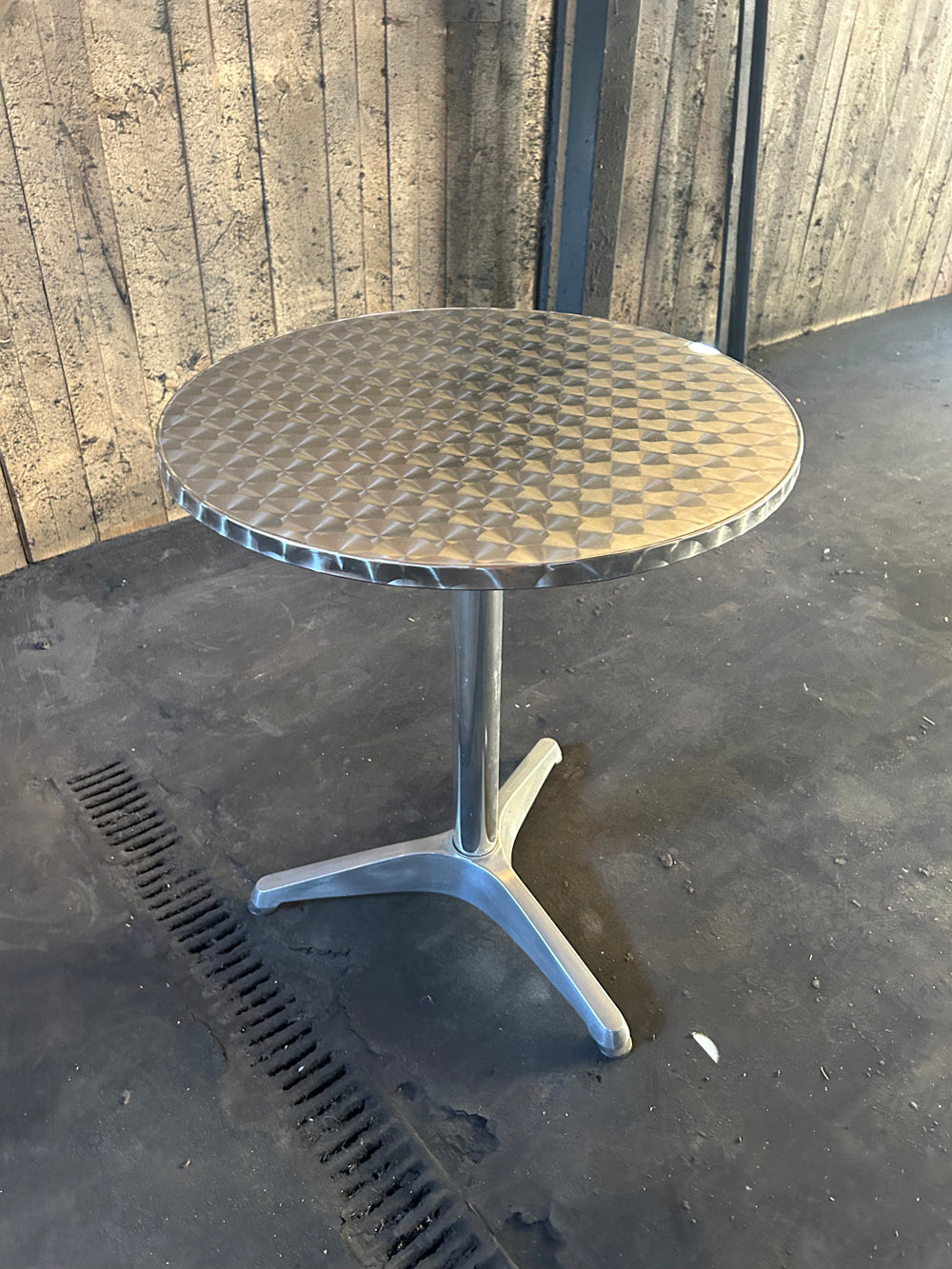 Table bistro aluminium Réf 4538