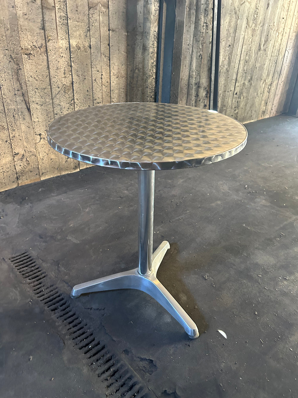Table bistro aluminium Réf 4538