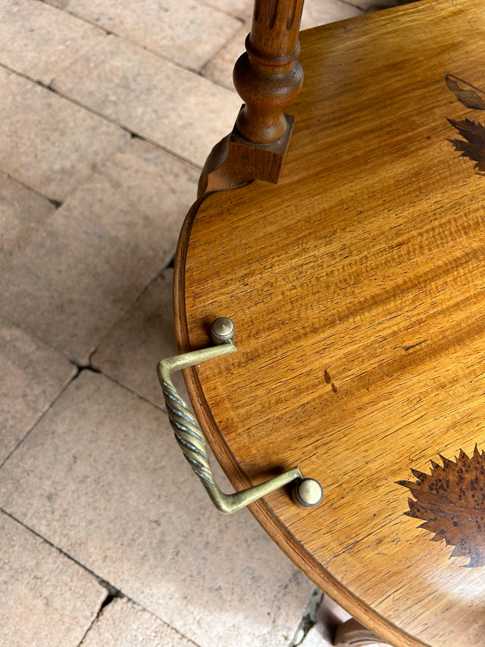 Table à thé Louis Majorelle 1900 Marqueterie Art Nouveau