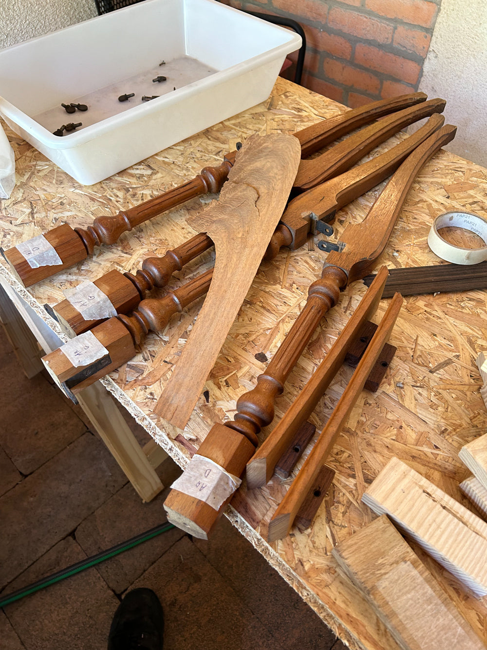 Table à thé Louis Majorelle 1900 Marqueterie Art Nouveau