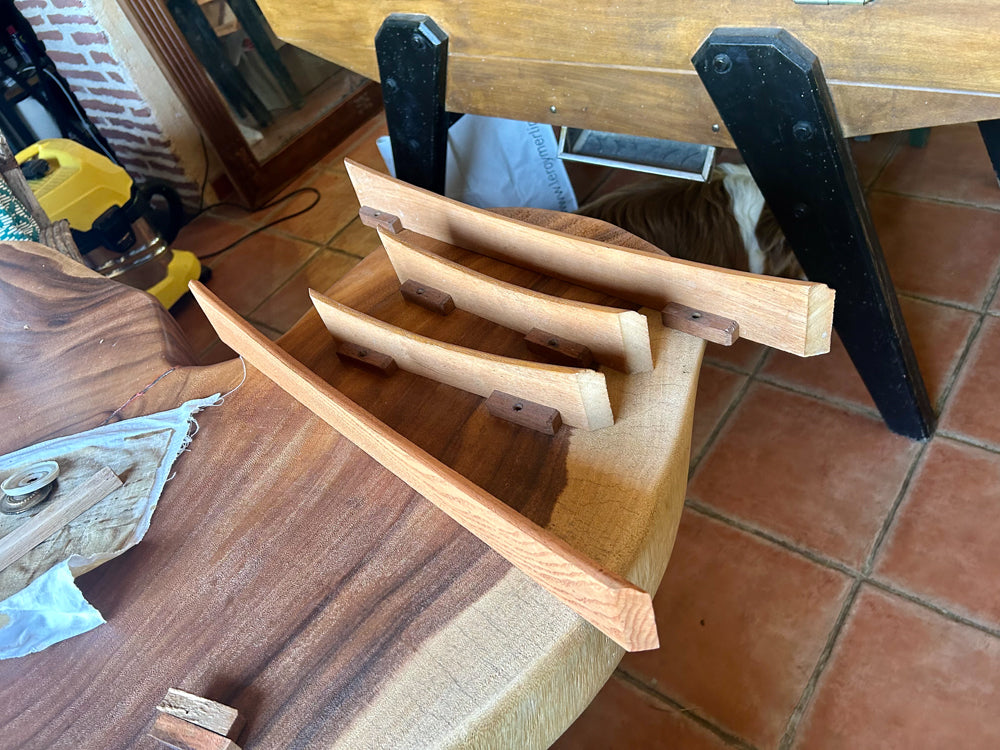 Table à thé Louis Majorelle 1900 Marqueterie Art Nouveau