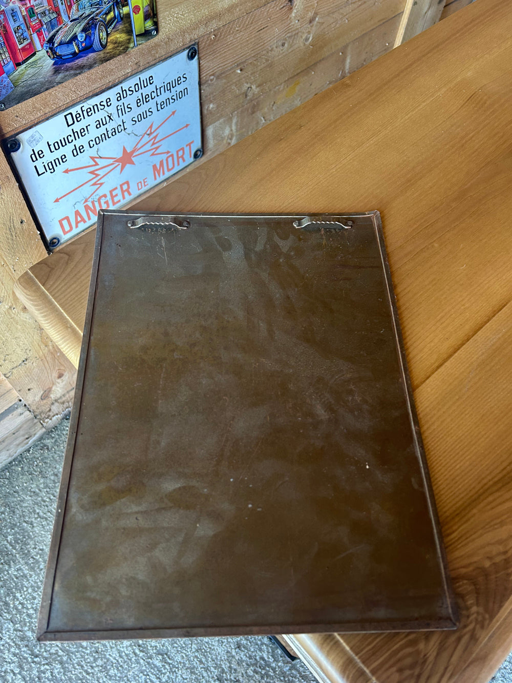 Tôle peinte " Casino Vichy " reproduction Réf 4453