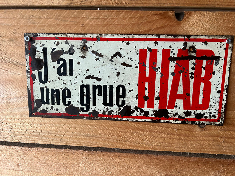 Tôle peinte HIAB 1960/70 Réf 4567