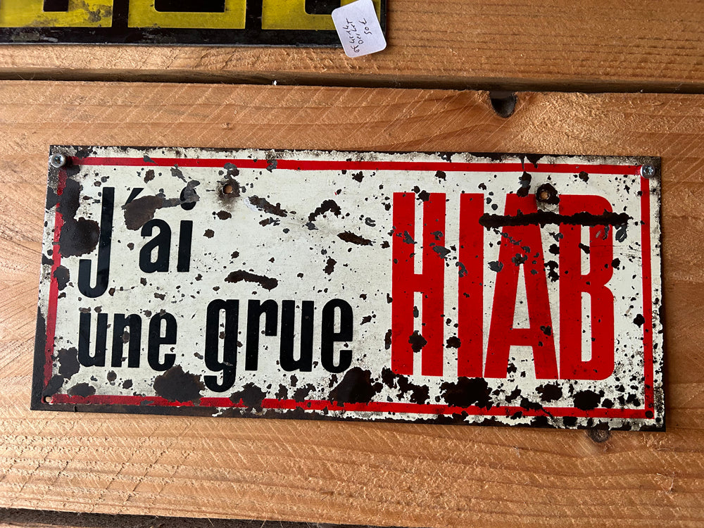 Tôle peinte HIAB 1960/70 Réf 4567