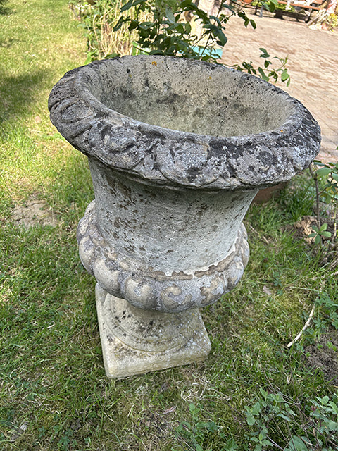 Vase Médicis en pierre 1980/90