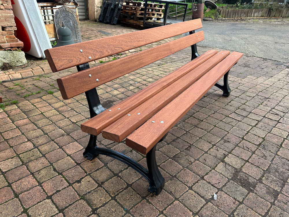 Banc de jardin public fonte 1950/60