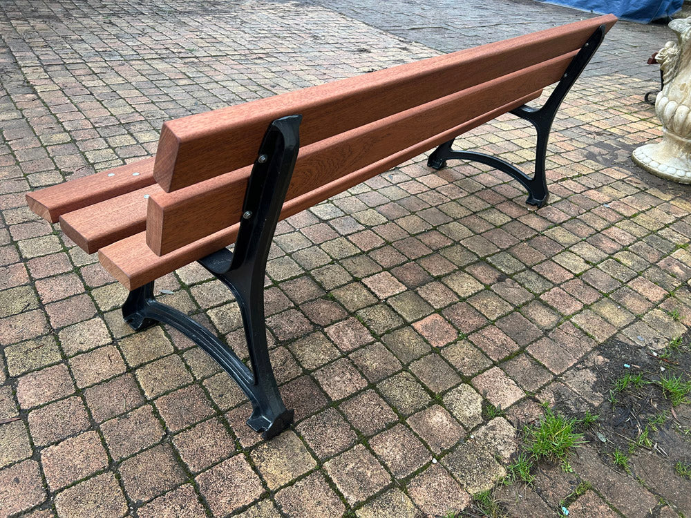 Banc de jardin public fonte 1950/60