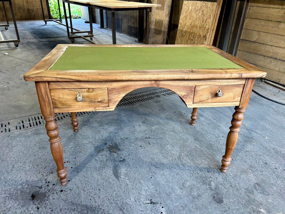 Bureau de Mercerie Noyer Massif Fin 19ème - Réf 4506