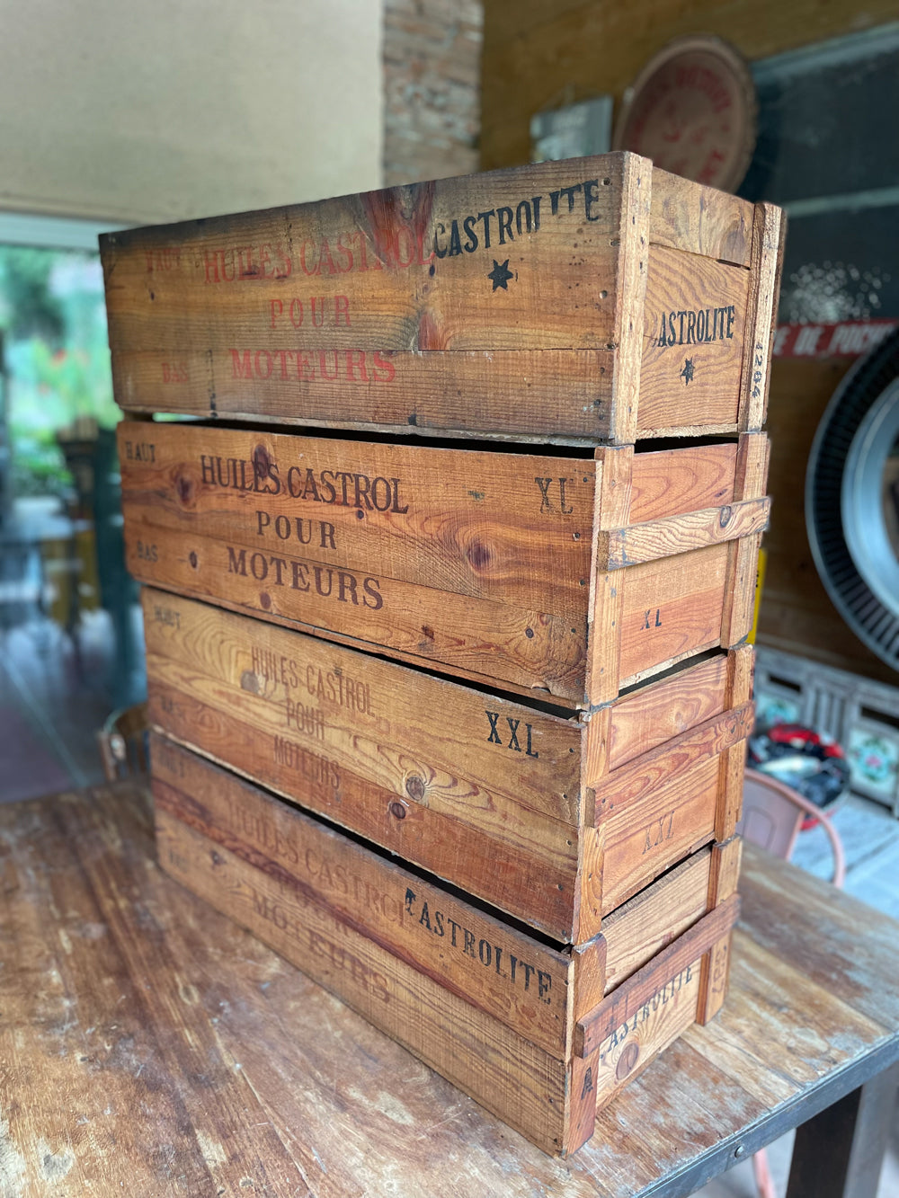 Caisse transport huiles "Castrol" 1950 réf 4072