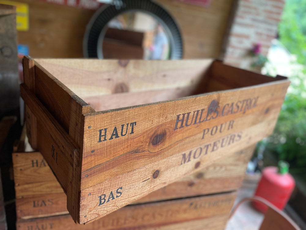 Caisse transport huiles "Castrol" 1950 réf 4072