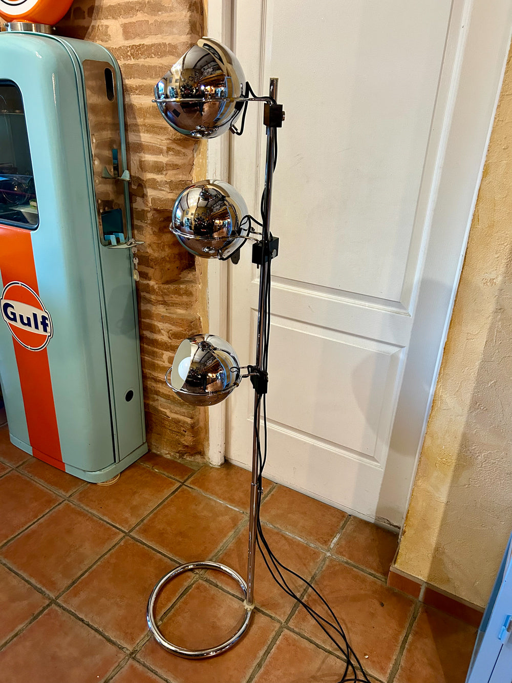 Lampadaire Eyeball " Geoffredo reggiani " 1970 réf 4329