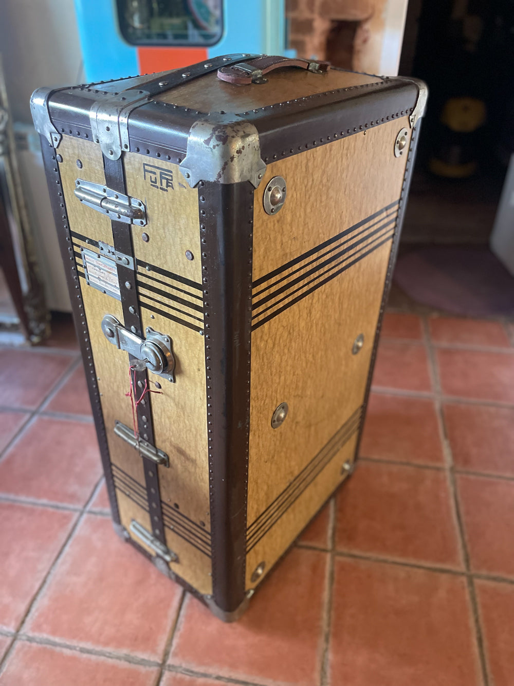 Malle de cabine transatlantique Réf 4078