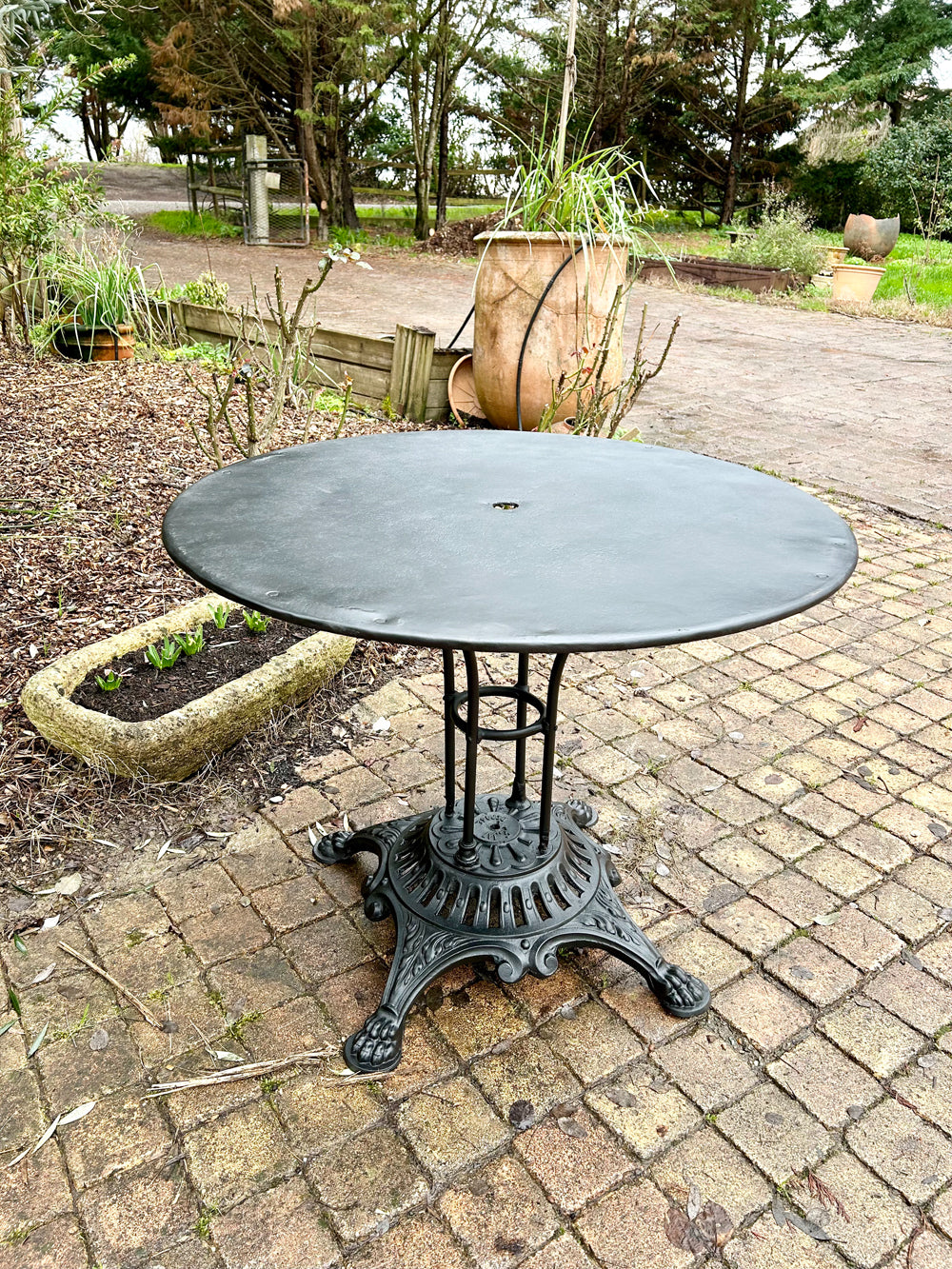 Table de jardin en fonte 19éme Réf 4208