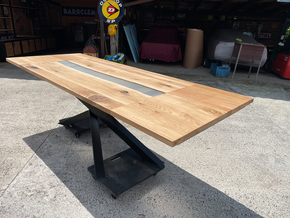 Table design industrielle avec rallonge Réf 4045 Prix de base : 1400