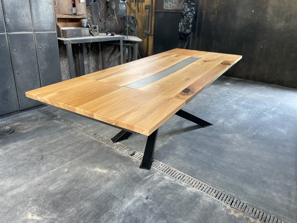 Table design industrielle avec rallonge Réf 4045 Prix de base : 1400