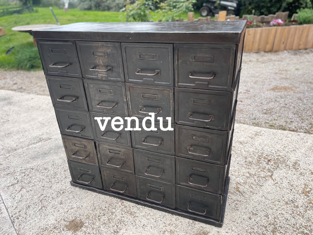 Meuble 20 tiroirs STRAFOR 1940 réf 4035