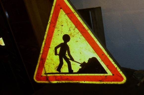 Panneau de signalisation 1970