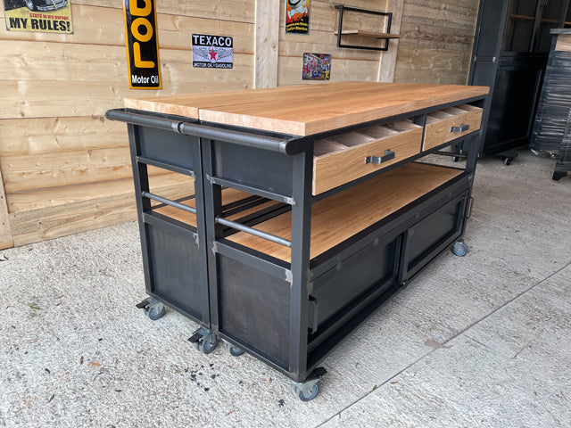 Fabrication desserte à roulette Prix de base 1100€ réf 3009