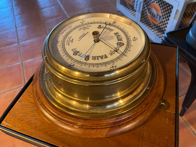 Baromètre de marine anglais