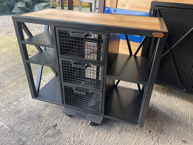 Buffet console industrielle PRIX de base : 890€ réf 3980
