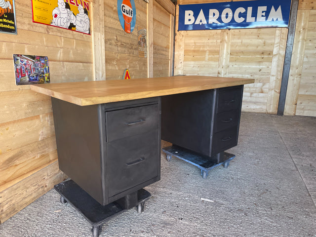 vendu Bureau Atal métal et frêne