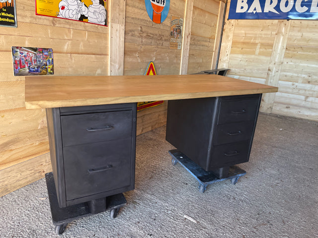 vendu Bureau Atal métal et frêne