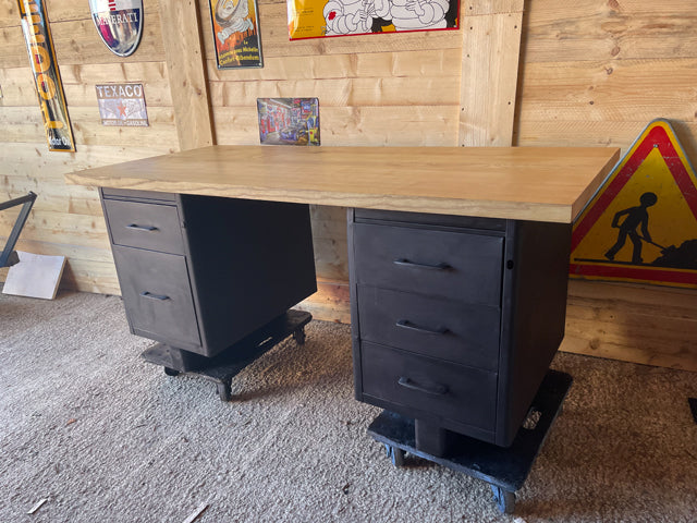 vendu Bureau Atal métal et frêne