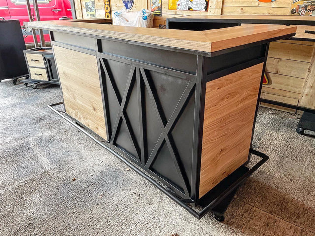 Comptoir d'angle double plateau PRIX de base: 3400€ réf 3849