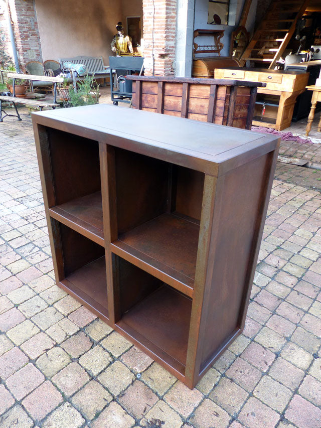 Caisson bibliothèque industriel modulable PRIX de base: 500€ réf 3472