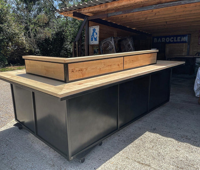 Comptoir Bodega industriel PRIX de base: 3000€ réf 3904