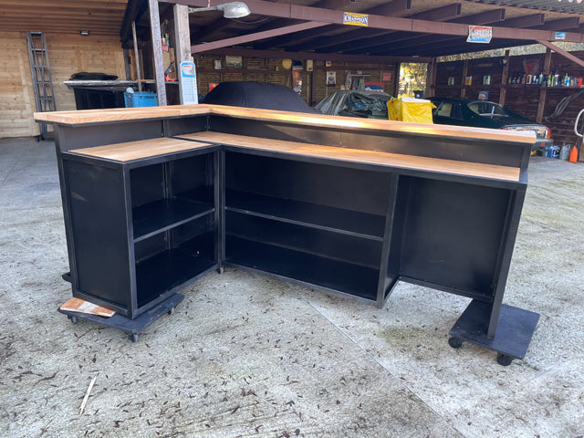 Comptoir industriel d'angle PRIX de base 2200€ réf 3833