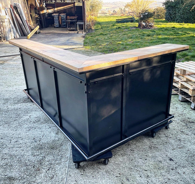 Comptoir industriel d'angle PRIX de base 2200€ réf 3833